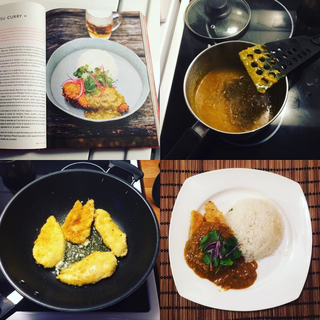 Un Katsu Curry préparé à la maison